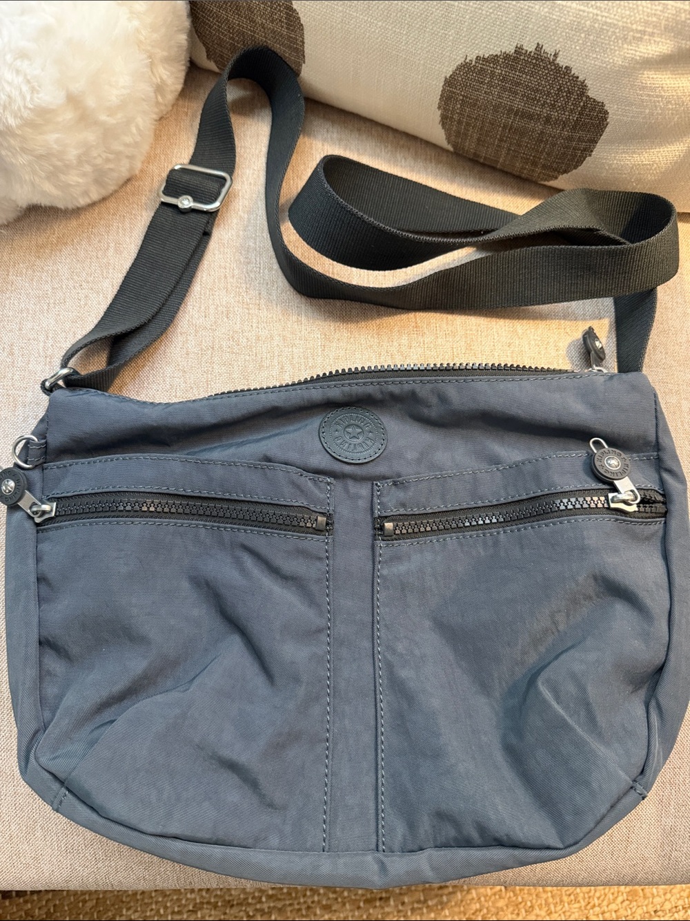 Kipling Navy Blue Messenger Crossbody Bag